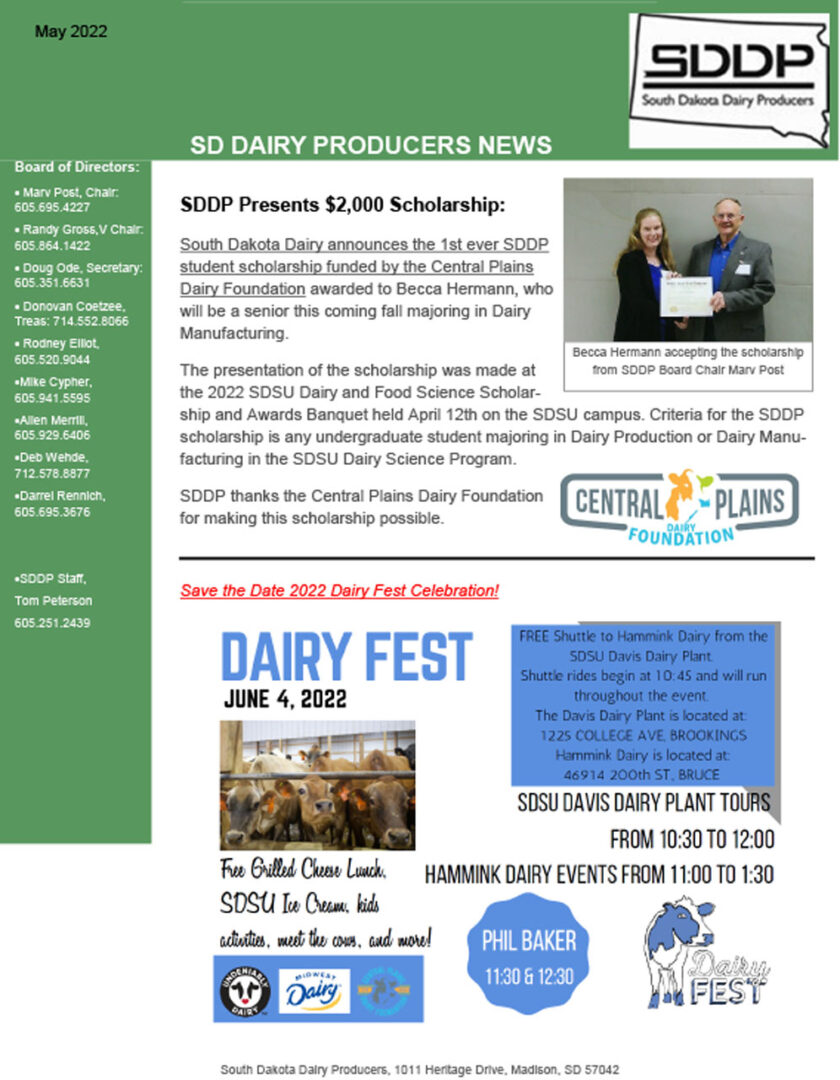 SDDP Member Update Newsletter-May-2023